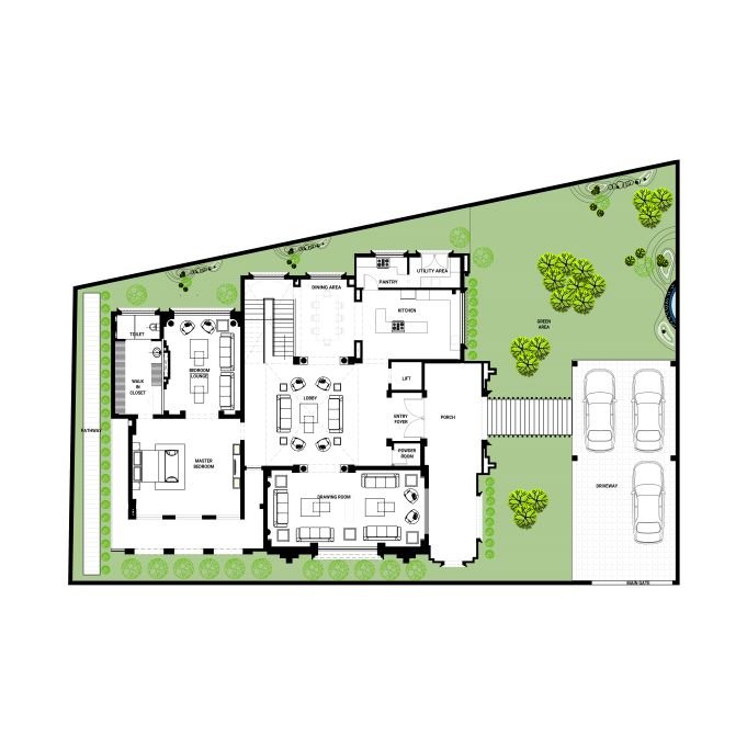 Cheswick Manor — New Home detail (image 9) by HBS Architecture